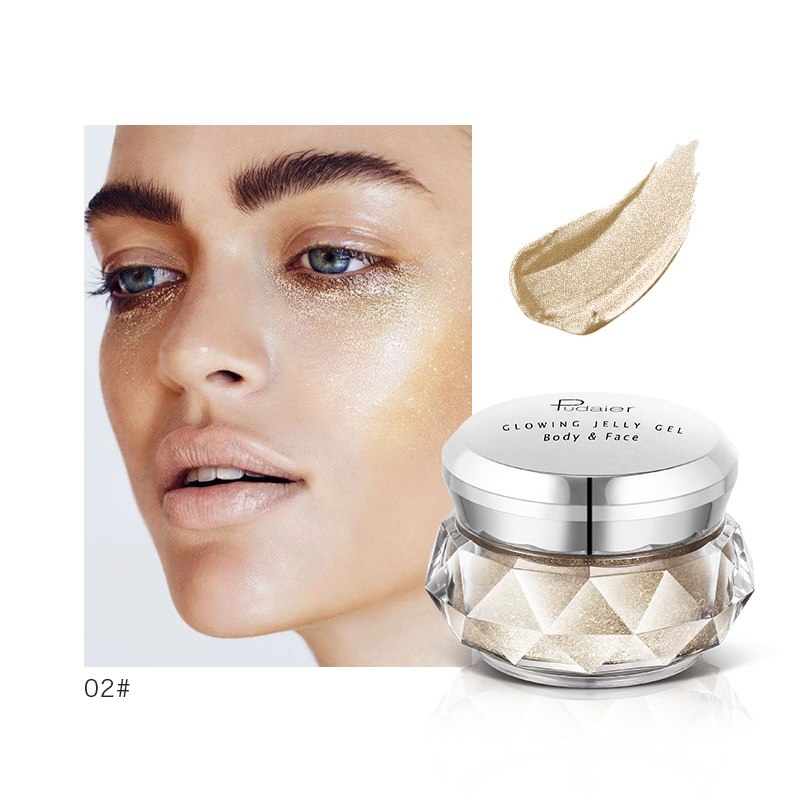 Face Highlighter Jelly Gel Mermaid Eyeshadow Glow Body Glitter Festival Makeup Iluminador Gold Liquid Highlighter Bronzer Face Highlighter Jelly Gel Mermaid Eyeshadow Glow Body Glitter Festival Makeup Iluminador Gold Liquid Highlighter Bronzer